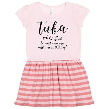 Inktastic Amazing Tuba Gift Toddler Girl Dress