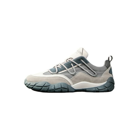 Woobling Men Casual Shoes Work Sneakers Round Toe Trainers Mens Flats Fashion Walking Shoe Lace Up Breathable Gray Blue 6.5
Woobling Men Casual Shoes Work Sneakers Round Toe Trainers Mens Flats Fashion Walking Shoe Lace Up Breathable Gray Blue 6.5