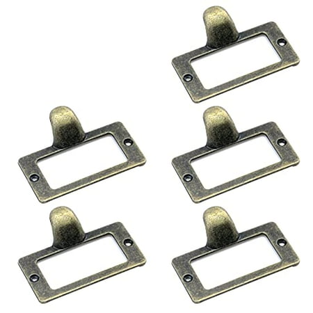 Antrader 2.3 x 1.8 Zinc Alloy Frame Tag Label Holder Office Library File Cabinet Drawer Pull Handles with Screws Bronze Tone 5-Pack
Antrader 2.3 x 1.8 Zinc Alloy Frame Tag Label Holder Office Library File Cabinet Drawer Pull Handles with Screws Bronze Tone 5-Pack