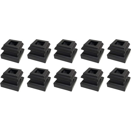 Baluster Flat Base Shoe with Set Screw - for Use with 1/2 Square Iron Balusters - Set of 10 (Satin Black) - DH-30
Baluster Flat Base Shoe with Set Screw - for Use with 1/2 Square Iron Balusters - Set of 10 (Satin Black) - DH-30