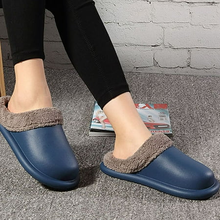 Zhaomeidaxi Men s Waterproof Slippers Winter Lined Clogs Fur Garden Shoes Warm Plush Home House Slippers Indoor Outdoor
Zhaomeidaxi Men s Waterproof Slippers Winter Lined Clogs Fur Garden Shoes Warm Plush Home House Slippers Indoor Outdoor