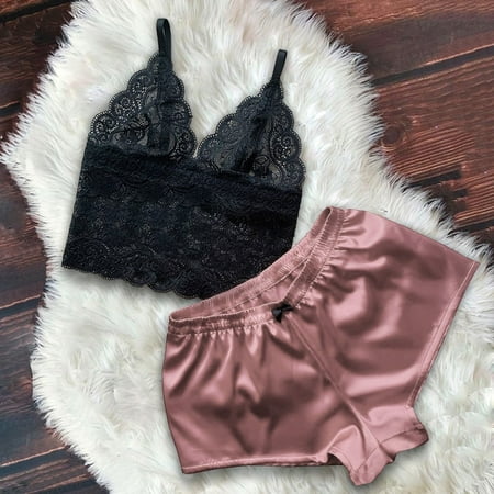 yotyukeb Women Sleepwear Set Women Satin Lace V-Neck Camisole Bowknot Shorts Set Sleepwear Pajamas Lingerie Nightgowns For Women Sleepwear For Womens Pajamas For Women
yotyukeb Women Sleepwear Set Women Satin Lace V-Neck Camisole Bowknot Shorts Set Sleepwear Pajamas Lingerie Nightgowns For Women Sleepwear For Womens Pajamas For Women