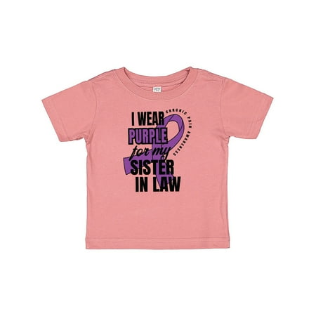 Inktastic Chronic Pain I Wear Purple For My Sister in Law Gift Baby Boy or Baby Girl T-Shirt
Inktastic Chronic Pain I Wear Purple For My Sister in Law Gift Baby Boy or Baby Girl T-Shirt