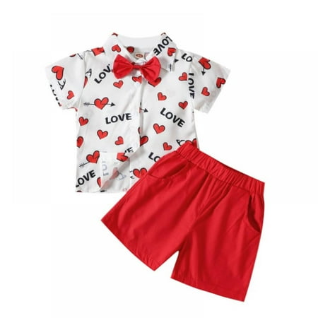 Gyratedream Toddler Baby Boy Clothes Print Shirt +Shorts Sets Summer Outfit Bow Tie Top Formal Casual Suits
Gyratedream Toddler Baby Boy Clothes Print Shirt +Shorts Sets Summer Outfit Bow Tie Top Formal Casual Suits