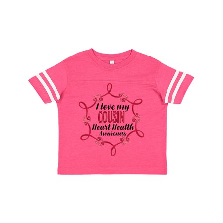 Inktastic I Love My Cousin Heart Health Awareness Gift Toddler Boy or Toddler Girl T-Shirt
Inktastic I Love My Cousin Heart Health Awareness Gift Toddler Boy or Toddler Girl T-Shirt
