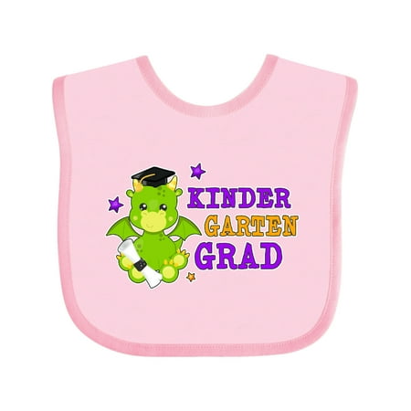 Inktastic Kindergarten Grad Dragon Gift Baby Boy or Baby Girl Bib
