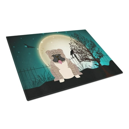 Caroline s Treasures Halloween Scary English Bulldog Grey Brindle Glass Cutting Board Large
Caroline s Treasures Halloween Scary English Bulldog Grey Brindle Glass Cutting Board Large