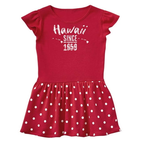Inktastic Hawaii Since 1959 Gift Toddler Girl Dress