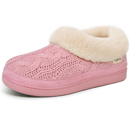 HomeTop Women s Cozy Cable Knit Memory Foam House Shoes Slipper with Fuzzy Plush Collar
HomeTop Women s Cozy Cable Knit Memory Foam House Shoes Slipper with Fuzzy Plush Collar