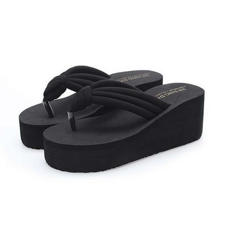 CYMMPU Women s Slippers Women s Summer Fashion Non-slip Slope Heel Shoes Platform Beach Flip Flops
CYMMPU Women s Slippers Women s Summer Fashion Non-slip Slope Heel Shoes Platform Beach Flip Flops