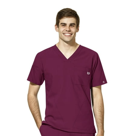 WonderWink W123 6355-Men s V-Neck Scrub Top