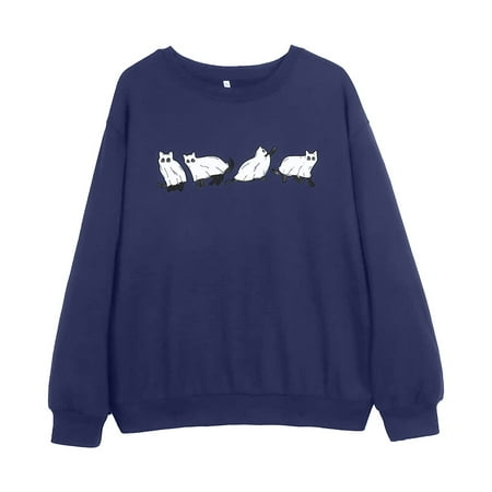 nsendm Fashion Sweatshirt Women Halloween Sweatshirt Long Sleeve Shirt Crewneck Loose Fit Funny Light Lingerie Set Women Sweatshirt Dark Blue Small
nsendm Fashion Sweatshirt Women Halloween Sweatshirt Long Sleeve Shirt Crewneck Loose Fit Funny Light Lingerie Set Women Sweatshirt Dark Blue Small