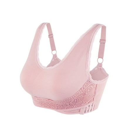 BIZIZA Bra for Women Criss Cross Adjustable Straps Bras Everyday Comfort Full Coverage Bralette Pink S
BIZIZA Bra for Women Criss Cross Adjustable Straps Bras Everyday Comfort Full Coverage Bralette Pink S