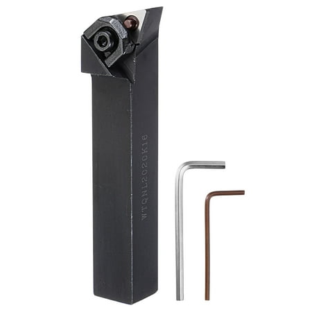 Uxcell 3/4 CNC Lathe Indexable Carbide Turning Tool Holder 107° WTQNL2020K16
Uxcell 3/4 CNC Lathe Indexable Carbide Turning Tool Holder 107° WTQNL2020K16