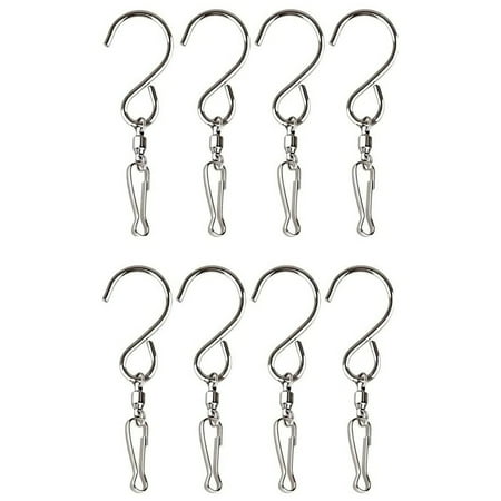 8-Piece S-Shaped Clip Rotator Suspended Wind Rotator Wind Chime Hook Spiral Tail Twister
8-Piece S-Shaped Clip Rotator Suspended Wind Rotator Wind Chime Hook Spiral Tail Twister