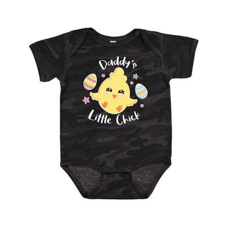 Inktastic Happy Easter Daddy s Little Chick Gift Baby Girl Bodysuit
