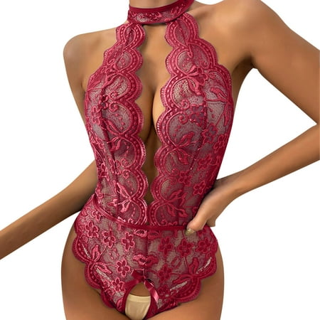 B91xZ Sexy Pajamas For WomenWomen Fashion Bodysuit Lingerie Roleplay Lingerie Sexy Women Costumes Red Plaid Lace Strapless Lingerie for Women Wine 3XL
B91xZ Sexy Pajamas For WomenWomen Fashion Bodysuit Lingerie Roleplay Lingerie Sexy Women Costumes Red Plaid Lace Strapless Lingerie for Women Wine 3XL