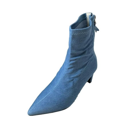 Autumn Winter Female Boots High Heel Shoes Boots Women Fashion Ladies Shoes Mid Calf Boots Stretch Boots Autumn And Winter Pointed High Heel Short Tube Slim Heel Back Zipper Slim Boots Fashion
Autumn Winter Female Boots High Heel Shoes Boots Women Fashion Ladies Shoes Mid Calf Boots Stretch Boots Autumn And Winter Pointed High Heel Short Tube Slim Heel Back Zipper Slim Boots Fashion