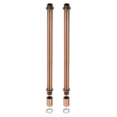 Uxcell M10x1mm Thread 200mm Coupling Nut with Pipe Hex Nut Threaded Extension Rod Kit Red Bronze 2 Set
Uxcell M10x1mm Thread 200mm Coupling Nut with Pipe Hex Nut Threaded Extension Rod Kit Red Bronze 2 Set
