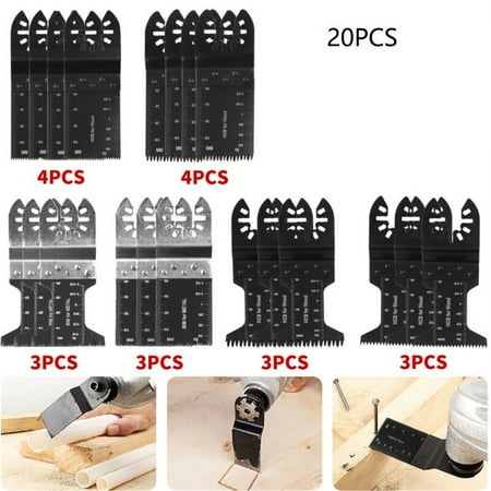 20PCS Oscillating Saw Blades Multi Tool For Renovator Power Cutting
