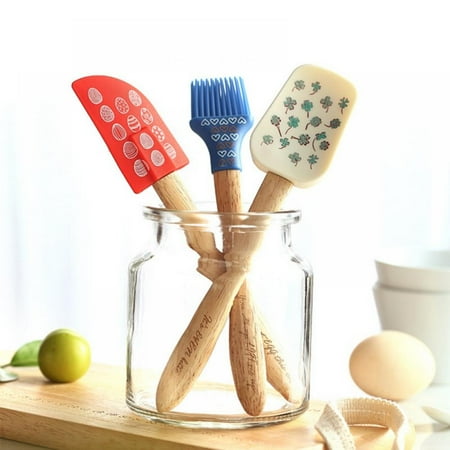 Brand Clearance! Silicone Spatula 3 Pack Mini Spatulas Scrapers with Bamboo Handle for Cooking Baking Nonstick Cookware Kitchen Utensils High Heat Resistant
Brand Clearance! Silicone Spatula 3 Pack Mini Spatulas Scrapers with Bamboo Handle for Cooking Baking Nonstick Cookware Kitchen Utensils High Heat Resistant