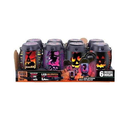 Magic Seasons Magic Seasons 702925 Flickering Flame Lantern 6 X 4 Assorted