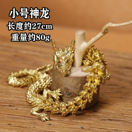 NUOLUX Crafted Brass Dragon 3D Vintage Chinese Brass Dragon Statue Desk Home Decor Craft
NUOLUX Crafted Brass Dragon 3D Vintage Chinese Brass Dragon Statue Desk Home Decor Craft