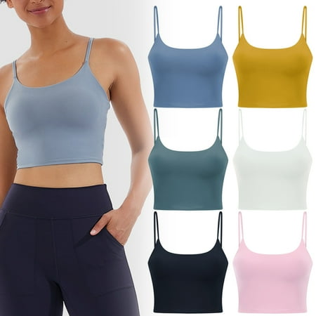 Sports Bra for Women Quick Dry Padded Workout Clothes Cute Tank Tops Camisole Yoga Fitness Running Gym New
Sports Bra for Women Quick Dry Padded Workout Clothes Cute Tank Tops Camisole Yoga Fitness Running Gym New