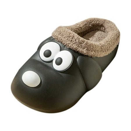 Mackneog Winter Couples Men Cute Dog Warm Home Baotou Waterproof Soft Bottom Comfortable Solid Color Flat Cotton Slippers Gift on Clearance
Mackneog Winter Couples Men Cute Dog Warm Home Baotou Waterproof Soft Bottom Comfortable Solid Color Flat Cotton Slippers Gift on Clearance