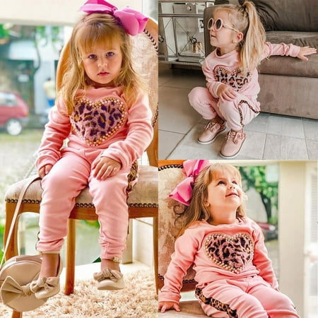 EQWLJWE Toddler Kids Baby Girls Leopard Tops Pants Tracksuit Outfits Casual Clothes Girls Sets Holiday Clearance
EQWLJWE Toddler Kids Baby Girls Leopard Tops Pants Tracksuit Outfits Casual Clothes Girls Sets Holiday Clearance