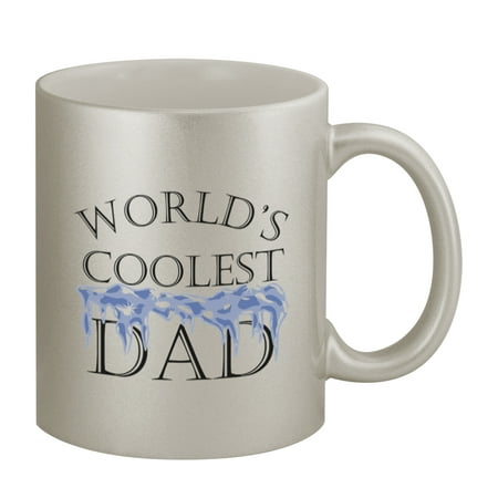 World s Coolest Dad #281 - Funny Humor 11oz Silver Coffee Mug Cup