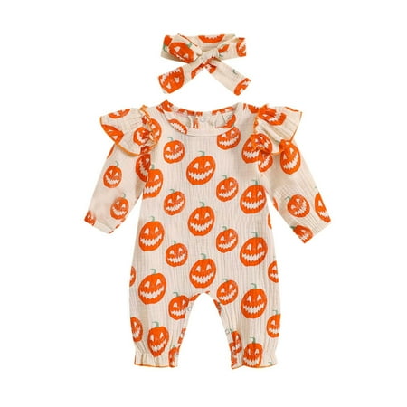 Dpytoraw Fall And Winter Halloween Ghostface Pumpkin Baby Cute Crawl Suit Size 6-12 Months
Dpytoraw Fall And Winter Halloween Ghostface Pumpkin Baby Cute Crawl Suit Size 6-12 Months