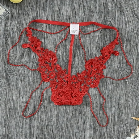 Cathalem New Panties European And American Women s Beaded Chain Embroidery Lace Thong Bustier Lingerie for Women Underwear Red Small
Cathalem New Panties European And American Women s Beaded Chain Embroidery Lace Thong Bustier Lingerie for Women Underwear Red Small