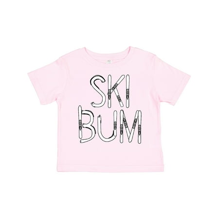 Inktastic Ski Bum Gift Toddler Boy or Toddler Girl T-Shirt