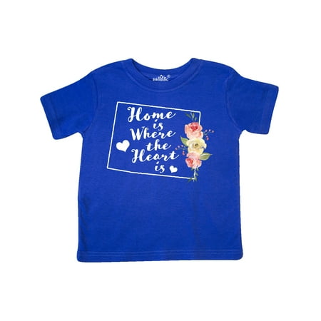 Inktastic Wyoming Home is Where The Heart is with Watercolor Floral Gift Toddler Toddler Girl T-Shirt
Inktastic Wyoming Home is Where The Heart is with Watercolor Floral Gift Toddler Toddler Girl T-Shirt