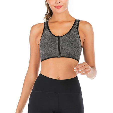 KingShop Women Sports Bra Zip Front Closure Impact Push Up Wirefree Yoga Bras Racerback Workout Gym Bra Top
KingShop Women Sports Bra Zip Front Closure Impact Push Up Wirefree Yoga Bras Racerback Workout Gym Bra Top