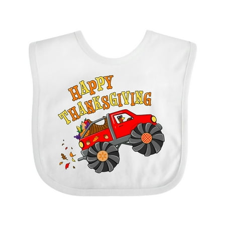 Inktastic Happy Thanksgiving Monster Truck with Turkey and Food Gift Baby Boy or Baby Girl Bib
Inktastic Happy Thanksgiving Monster Truck with Turkey and Food Gift Baby Boy or Baby Girl Bib