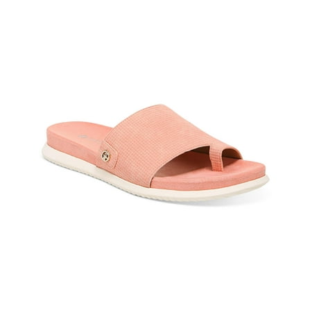 Giani Bernini Womens Cristeena Faux Leather Embellished Slide Sandals
