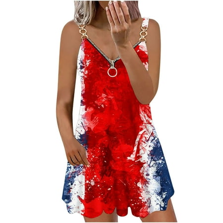Summer Dresses for Women 2023 Beach Summer 4th of July Printed Tank Dress Sleeveless Cover Up Sundress Casual Boho Dress Nightdress
Summer Dresses for Women 2023 Beach Summer 4th of July Printed Tank Dress Sleeveless Cover Up Sundress Casual Boho Dress Nightdress