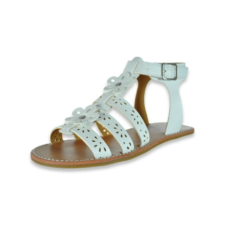 Rachel Shoes Girls Lilac T-Strap Shoes - white 13 youth