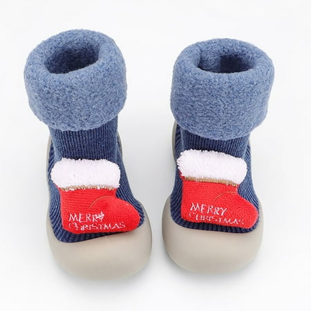 Aayomet Baby Boy Shoes Warm Baby Socks Christmas Toddler Children Shoes Walking Gift Socks (Blue 20)
Aayomet Baby Boy Shoes Warm Baby Socks Christmas Toddler Children Shoes Walking Gift Socks (Blue 20)