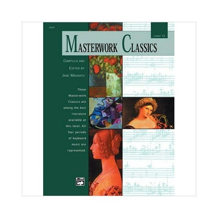 Alfred 00-17577 Masterwork Classics- Level 10 - Music Book