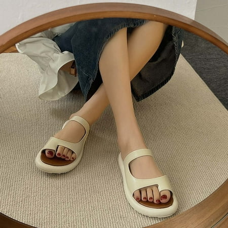 Aufmer Summer Slippers for Women Clearance Ladies Summer Casual Comfortable Slippers Fashion Beach Solid Color Flat Slippers
Aufmer Summer Slippers for Women Clearance Ladies Summer Casual Comfortable Slippers Fashion Beach Solid Color Flat Slippers