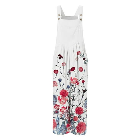 Quealent One Piece Jumpsuits For Women Women Jumpsuits Crew Neck Ruffle Cap Sleeve Belted High Waist Wide Leg Romper with Pockets One Piece Casual Outfits White M
Quealent One Piece Jumpsuits For Women Women Jumpsuits Crew Neck Ruffle Cap Sleeve Belted High Waist Wide Leg Romper with Pockets One Piece Casual Outfits White M