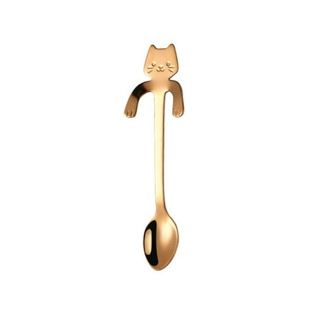 Stainless Steel Cat Spoon Long Handle Flatware Coffee Mixing Tools Mini Coffee Spoon Cartoon Teaspoons Kitchen Gadgets
Stainless Steel Cat Spoon Long Handle Flatware Coffee Mixing Tools Mini Coffee Spoon Cartoon Teaspoons Kitchen Gadgets
