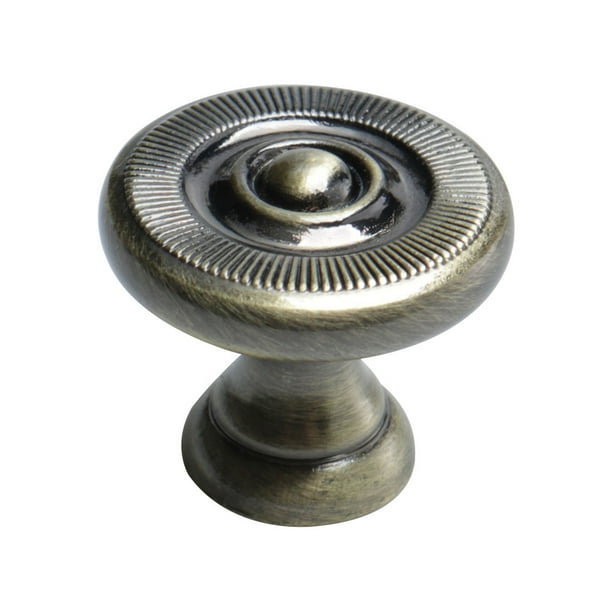 Zinc Alloy Knobs 26mm Round Dresser Knobs Pull Handle for Wardrobe Cupboard Cabinet Drawer Replacement Bronze Tone