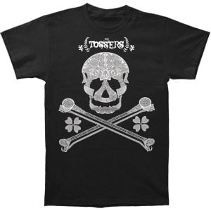 Tossers Men's Celtic Skull T-shirt Black