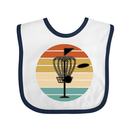 Inktastic Disc Golf Retro Sunset Gift Baby Boy or Baby Girl Bib