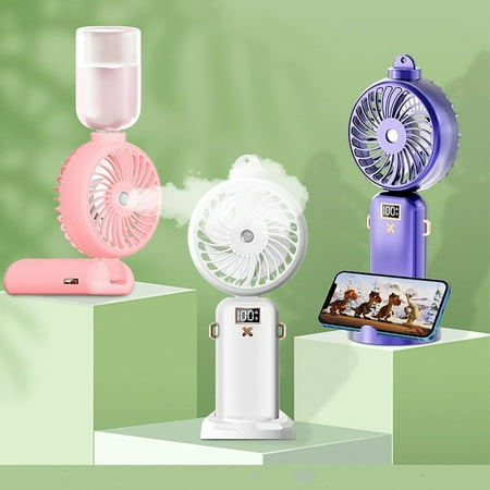 Cre-Heaven Portable Handheld Cool Mist Fan Using 10 to 24 Hours Rechargeable Spray Water Mist Fan Foldable Mini Fan for Home Office Camping Travel Outdoors (Pink)
Cre-Heaven Portable Handheld Cool Mist Fan Using 10 to 24 Hours Rechargeable Spray Water Mist Fan Foldable Mini Fan for Home Office Camping Travel Outdoors (Pink)