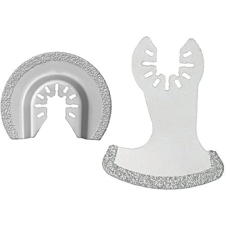 Oscillating Grit Oscillating Blades Set of 2 Oscillating Diamond Multi-Tool Blades Sickle and Semicircle for Grooves Grinding Concrete Tiles and Walls
Oscillating Grit Oscillating Blades Set of 2 Oscillating Diamond Multi-Tool Blades Sickle and Semicircle for Grooves Grinding Concrete Tiles and Walls